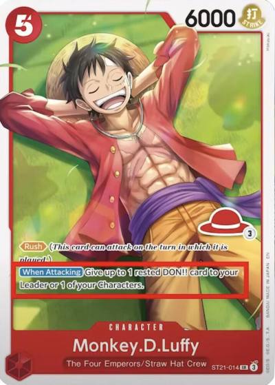 Monkey.D.Luffy - ST21-014 (Luffy Deck) ST21-014 Learn Together Deck Set Card