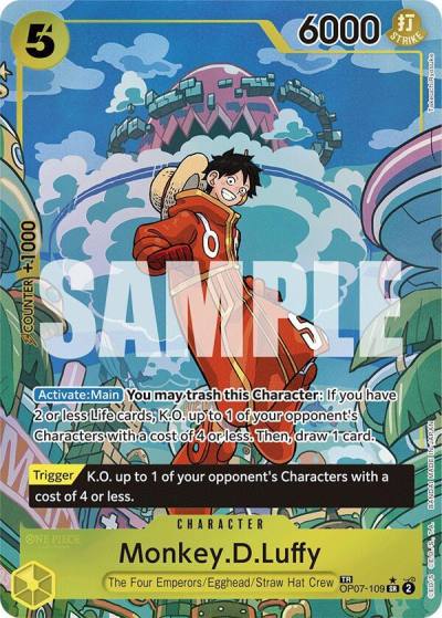 Monkey.D.Luffy (TR) OP07-109 Two Legends Card