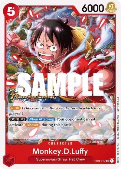 Monkey.D.Luffy (Tournament Pack Vol. 5) ST01-012 One Piece Promotion Cards Card