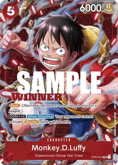 Monkey.D.Luffy (Winner Pack Vol. 5) ST01-012 One Piece Promotion Cards Card