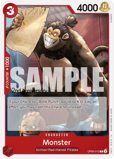 Monster OP09-012 Emperors in the New World: 2nd Anniversary Tournament Cards Card