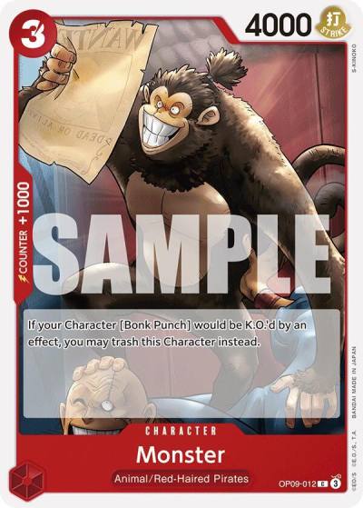 Monster OP09-012 Emperors in the New World Card