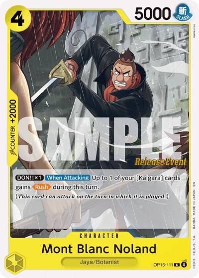 Mont Blanc Noland OP15-111 Adventure on Kami's Island Release Event Cards Card