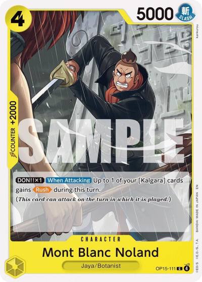 Mont Blanc Noland OP15-111 Adventure on Kami's Island Card