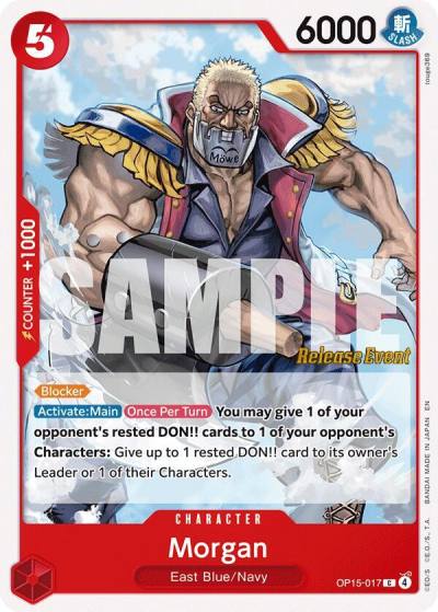Morgan OP15-017 Adventure on Kami's Island Release Event Cards Card