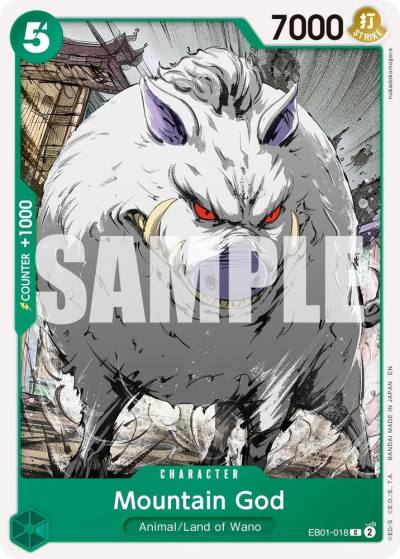 Mountain God (Reprint) EB01-018 Premium Booster -The Best- Vol. 2 Card