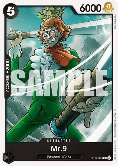 Mr.9 OP14-095 The Azure Sea's Seven Card