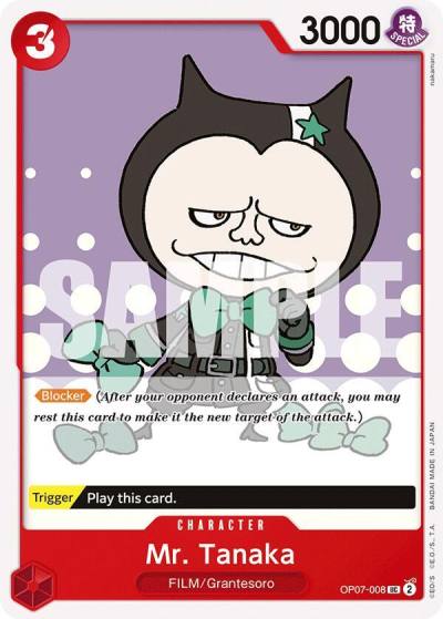 Mr. Tanaka OP07-008 500 Years in the Future Card