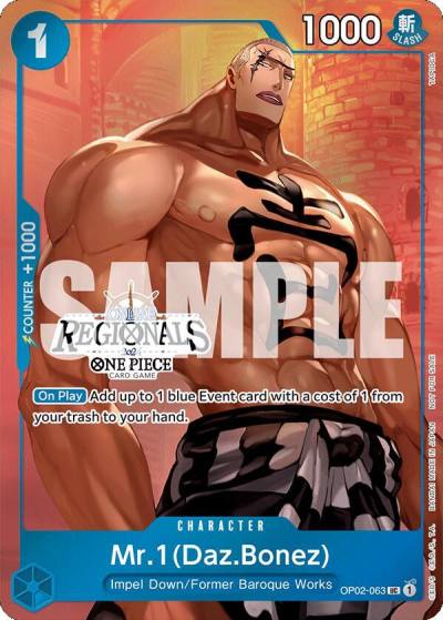 Mr.1 (Daz.Bonez) (Online Regional 2024 Vol. 3) OP02-063 One Piece Promotion Cards Card