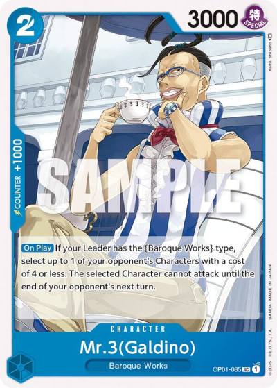 Mr.3 (Galdino) OP01-085 Romance Dawn Card