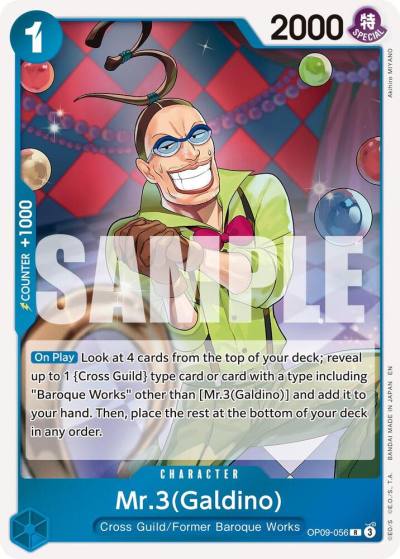 Mr.3(Galdino) - OP09-056 (Reprint) OP09-056 Premium Booster -The Best- Vol. 2 Card
