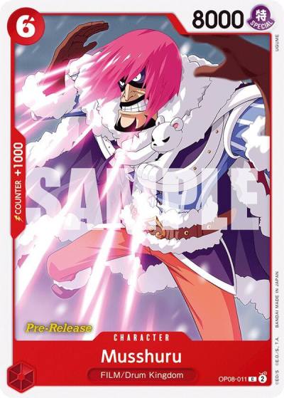 Musshuru OP08-011 Two Legends Pre-Release Cards Card