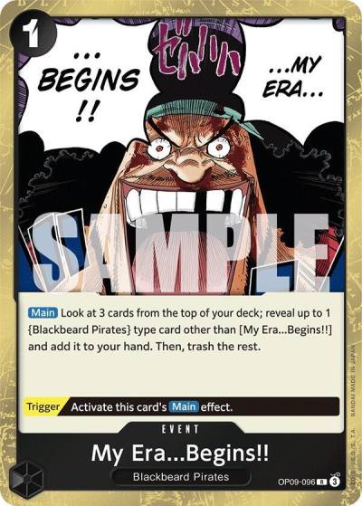 My Era...Begins!! OP09-096 Emperors in the New World Card