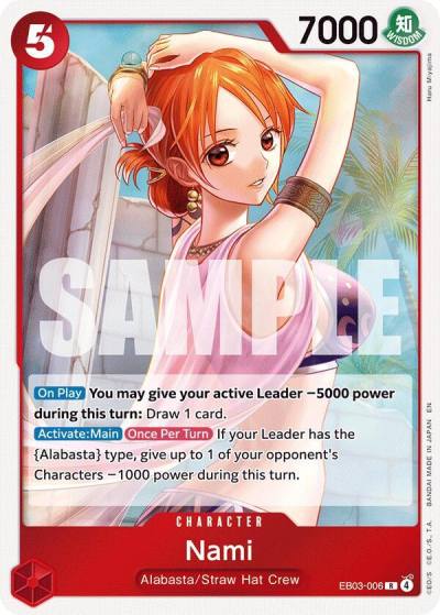 Nami (006) EB03-006 Extra Booster: One Piece Heroines Edition Card