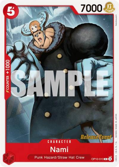 Nami (013) OP10-013 Royal Blood Release Event Cards Card