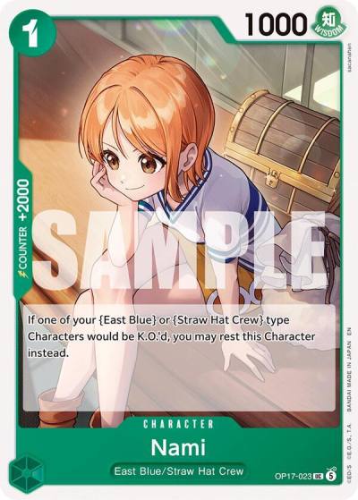 Nami (023) OP17-023 The World's Strongest Warriors Card