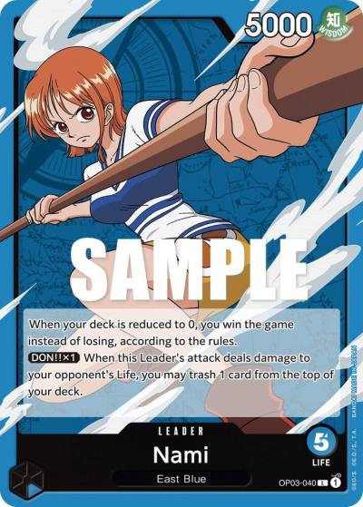 Nami (040) OP03-040 Pillars of Strength Card