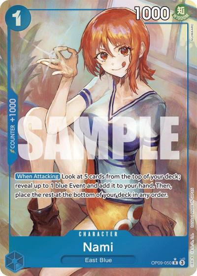 Nami (050) (Parallel) OP09-050 Emperors in the New World Card