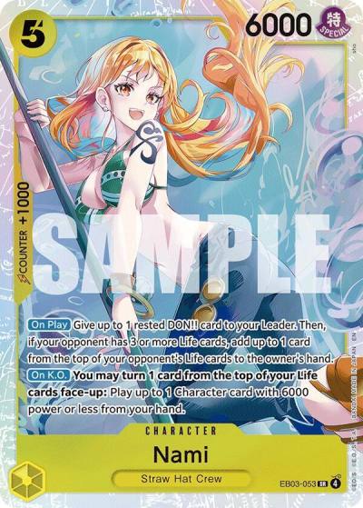 Nami (053) EB03-053 Extra Booster: One Piece Heroines Edition Card