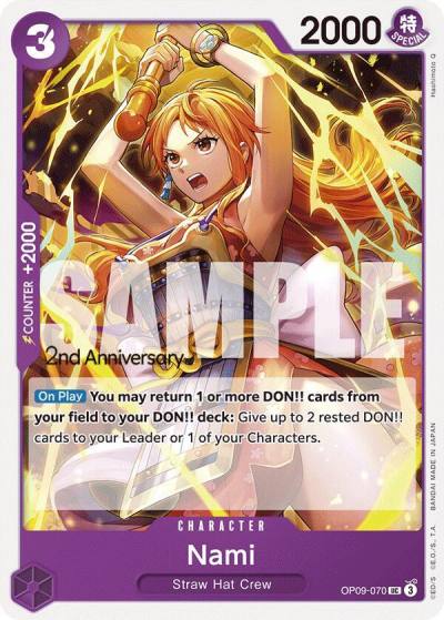 Nami (070) OP09-070 Emperors in the New World: 2nd Anniversary Tournament Cards Card