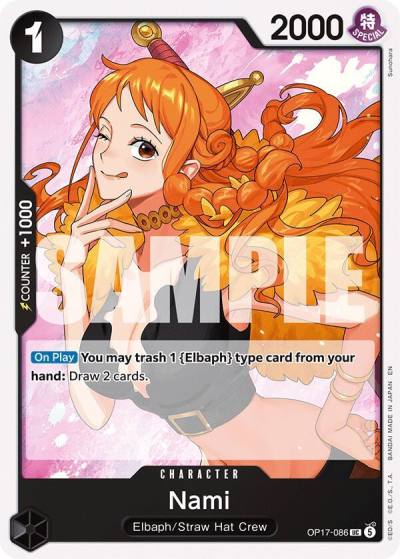 Nami (086) OP17-086 The World's Strongest Warriors Card