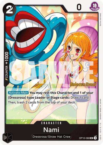 Nami (088) OP10-088 Royal Blood Release Event Cards Card
