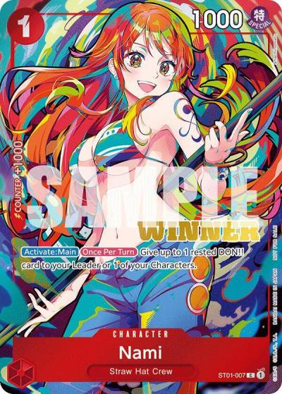 Nami (2025 New Year Event Winner) ST01-007 One Piece Promotion Cards Card