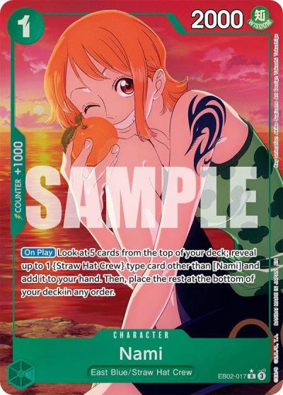 Nami (Alternate Art) EB02-017 Extra Booster: Anime 25th Collection Card