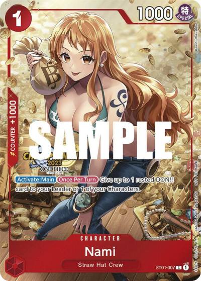 Nami (CS 2023 Celebration Pack) ST01-007 One Piece Promotion Cards Card