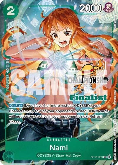 Nami (CS 25-26 Finalist Card Set 1) OP10-033 One Piece Promotion Cards Card