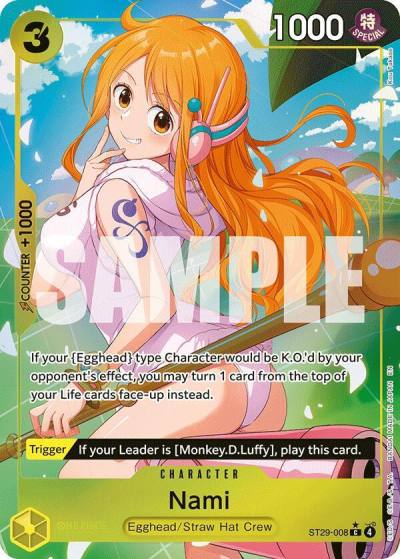 Nami (Full Art) ST29-008 Starter Deck 29: Egghead Card