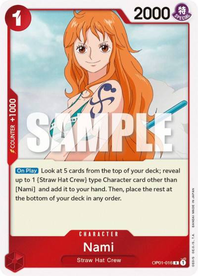 Nami OP01-016 Romance Dawn Card