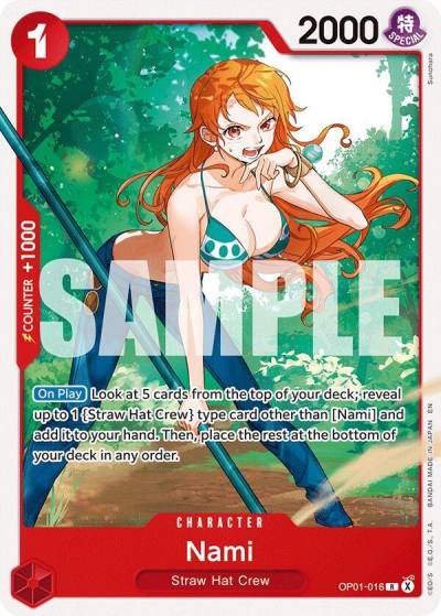 Nami OP01-016 Starter Deck 31: RED Monkey.D.Luffy Card