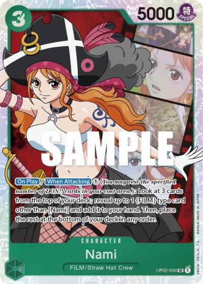 Nami OP02-036 Paramount War Card