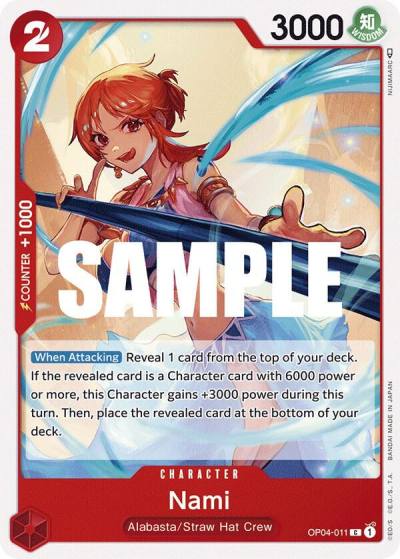 Nami OP04-011 Kingdoms of Intrigue Card