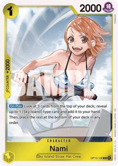 Nami (OP15-108) OP15-108 Adventure on Kami's Island Card