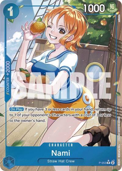 Nami (P-053) (Full Art) P-053 Premium Booster -The Best- Card