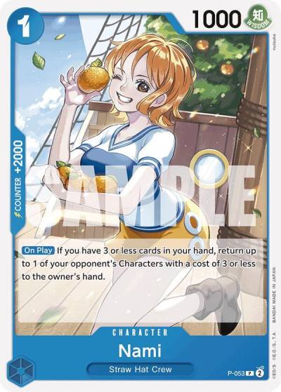 Nami (P-053) (Reprint) P-053 Premium Booster -The Best- Card