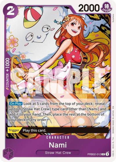Nami PRB02-012 Premium Booster -The Best- Vol. 2 Card
