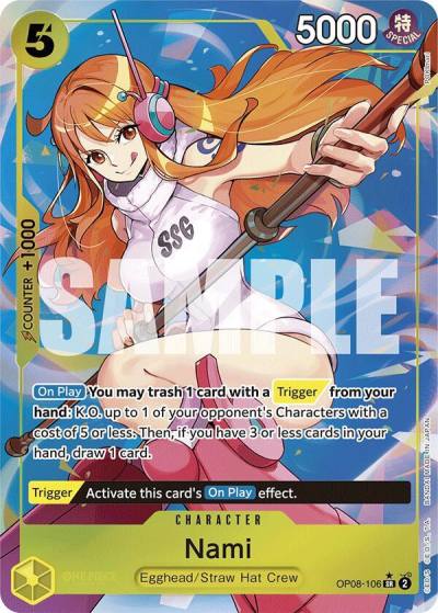 Nami (Parallel) OP08-106 Two Legends Card