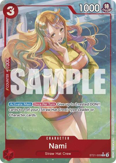 Nami (Parallel) ST21-009 Starter Deck EX: Gear 5 Card