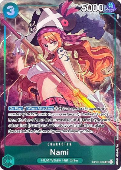 Nami (Premium Card Collection -Best Selection Vol. 1-) OP02-036 One Piece Promotion Cards Card
