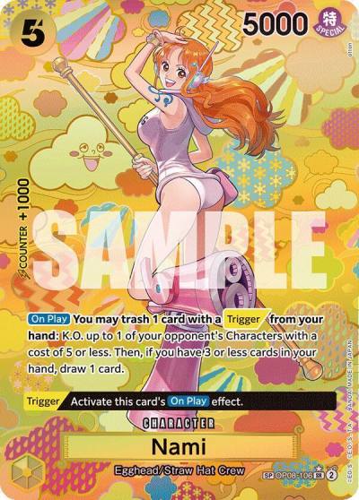 Nami (SP) OP08-106 Emperors in the New World Card