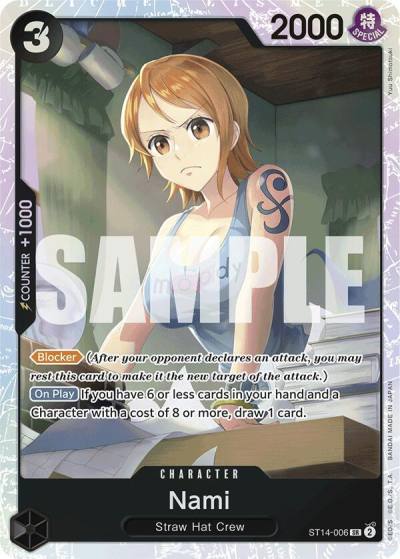 Nami ST14-006 Starter Deck 14: 3D2Y Card