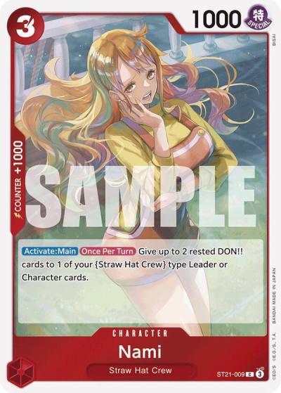 Nami ST21-009 Starter Deck EX: Gear 5 Card