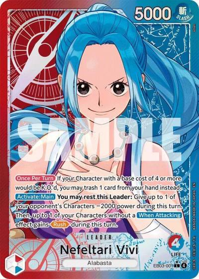 Nefeltari Vivi (001) (Alternate Art) EB03-001 Extra Booster: One Piece Heroines Edition Card