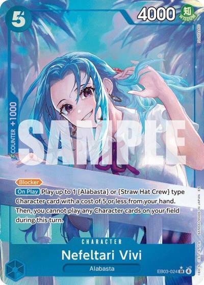 Nefeltari Vivi (024) (Alternate Art) EB03-024 Extra Booster: One Piece Heroines Edition Card