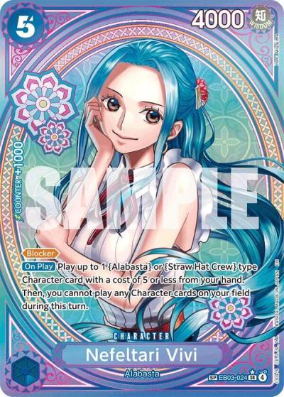 Nefeltari Vivi (024) (SP) EB03-024 Extra Booster: One Piece Heroines Edition Card