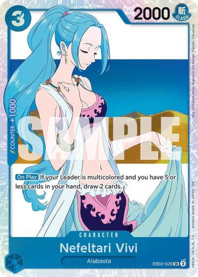 Nefeltari Vivi EB02-026 Extra Booster: Anime 25th Collection Card