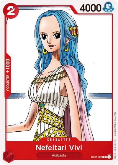 Nefeltari Vivi ST01-009 Starter Deck 1: Straw Hat Crew Card